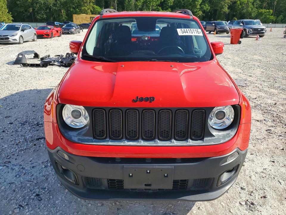 2017 Jeep Renegade VIN ZACCJABB1HPG44952 COPART salvage auction — REAR END, Tx - Certificate Of Title, sold $2,150 on 2026-07-07 (photo 5)