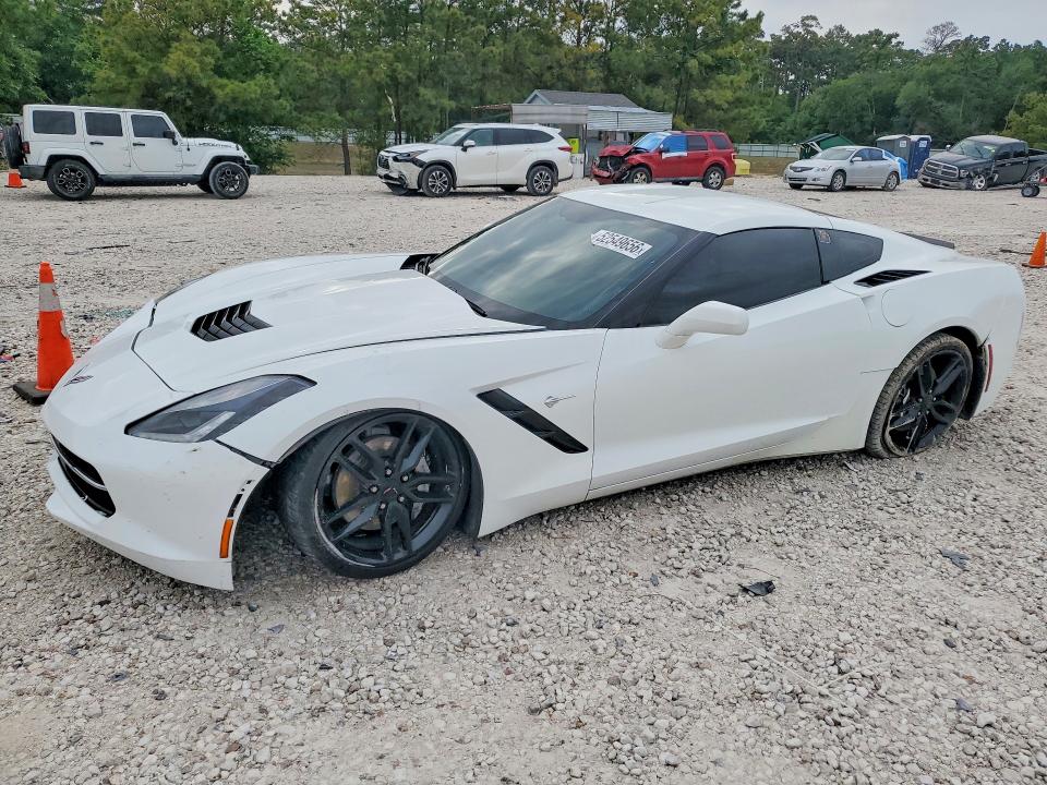2019 Chevrolet Corvette VIN 1G1YA2D74K5117114 — COPART salvage auction photo
