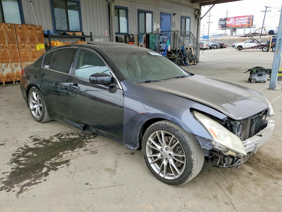 2008 Infiniti G35 VIN JNKBV61EX8M218313 COPART salvage auction — FRONT END, CA - SALVAGE CERTIFICATE, sold $225 on 2026-07-27 (photo 4)