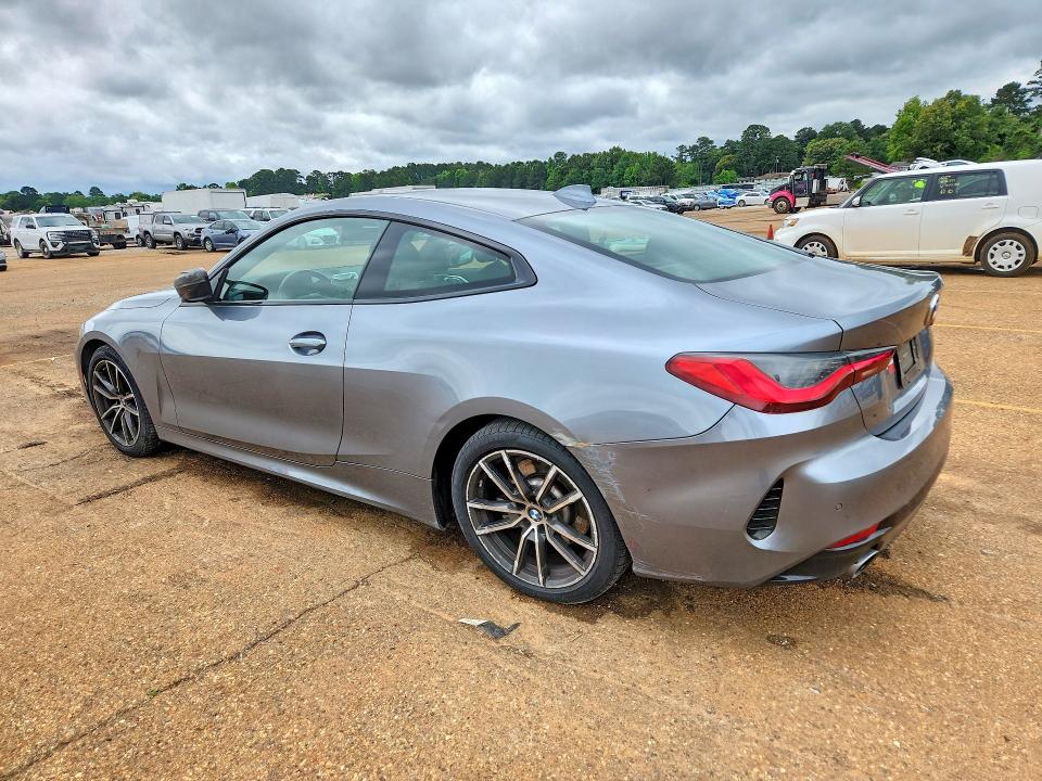 2022 BMW 4er VIN WBA53AP06NCK17936 COPART salvage auction — REAR END, Tx - Salvage Vehicle Title, sold $17,300 on 2026-08-03 (photo 2)
