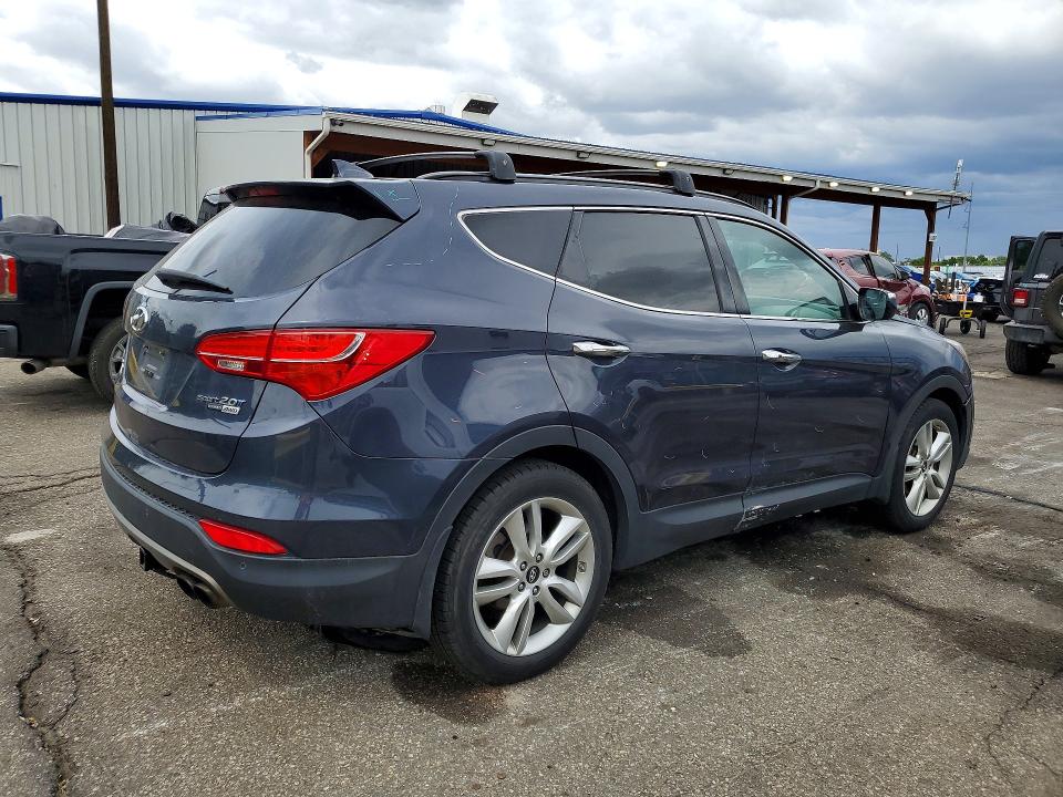 2016 Hyundai Santa fe VIN 5XYZWDLA4GG345599 COPART salvage auction — WATER/FLOOD, Pa - Certificate Of Salvage, sold $2,000 on 2026-07-21 (photo 3)