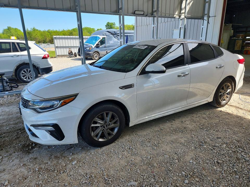2019 Kia Optima VIN 5XXGT4L38KG327122 COPART salvage auction — HAIL, Mo - Salvage Certificate Of Title, sold $70 on 2026-07-28 (photo 1)