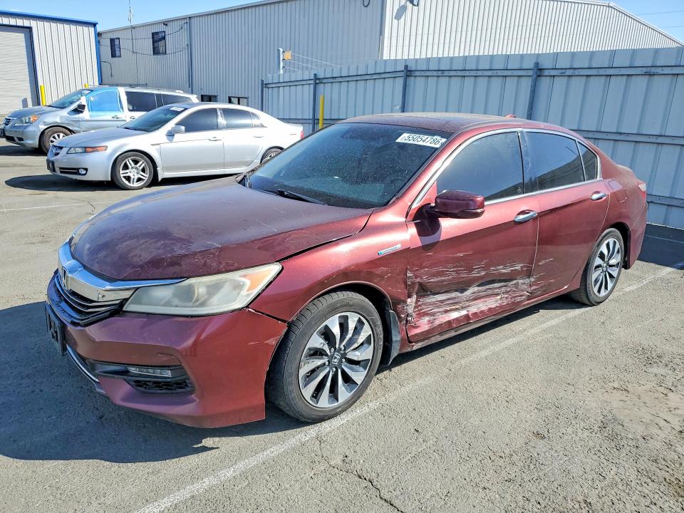 2017 Honda Accord VIN JHMCR6F55HC022867 COPART salvage auction — SIDE, Salvage Title, sold $1,400 on 2026-07-17 (photo 1)