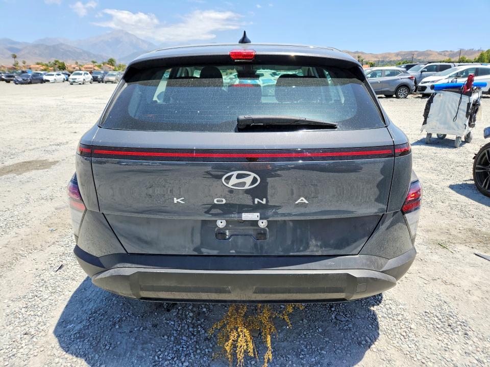 2025 Hyundai Kona VIN KM8HA3AB9SU326307 COPART salvage auction — UNDERCARRIAGE, CA - SALVAGE CERTIFICATE, sold $200 on 2026-07-22 (photo 6)