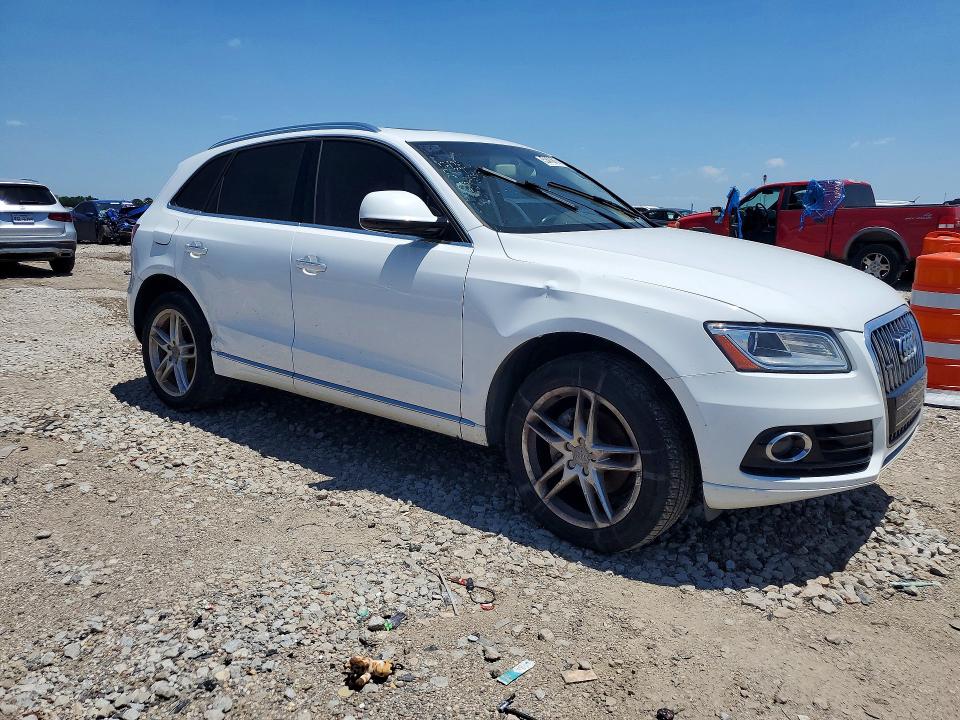 2017 Audi Q5 VIN WA1C2AFP7HA008498 COPART salvage auction — SIDE, Tx - Certificate Of Title (P), sold $2,450 on 2026-07-09 (photo 4)