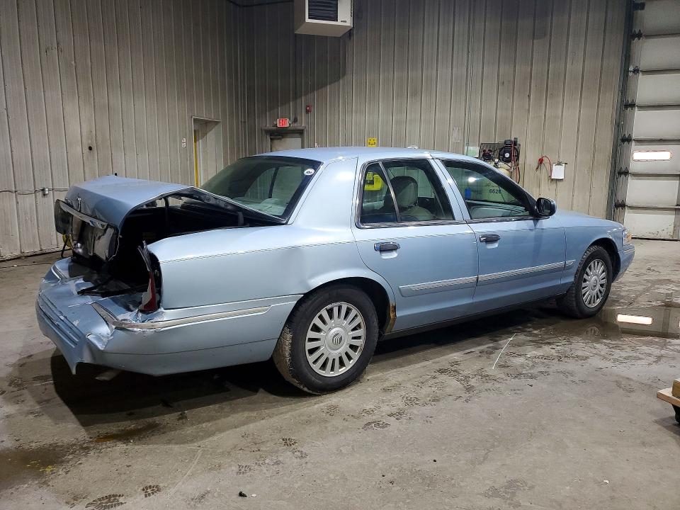 2008 Mercury Grand marquis VIN 2MEFM75V08X601951 COPART salvage auction — REAR END, Nh - Cert Of Title-Salvage, sold $100 on 2026-07-23 (photo 3)