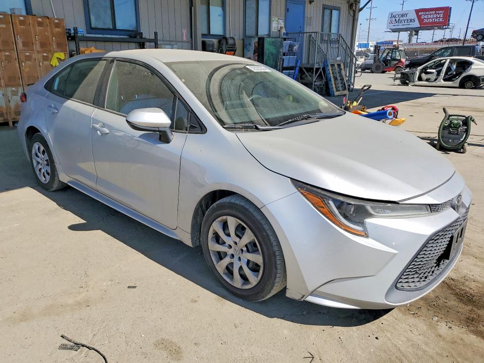 2020 Toyota Corolla VIN 5YFEPRAE5LP064318 COPART salvage auction — REAR END, Ca - Salvage Certificate, sold $2,950 on 2026-07-23 (photo 4)
