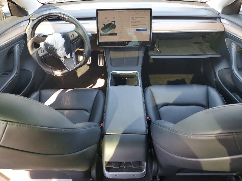 2023 Tesla Model 3 VIN 5YJ3E1EC4PF715740 COPART salvage auction — FRONT END, Ca - Salvage Certificate, sold $8,500 on 2026-07-30 (photo 8)