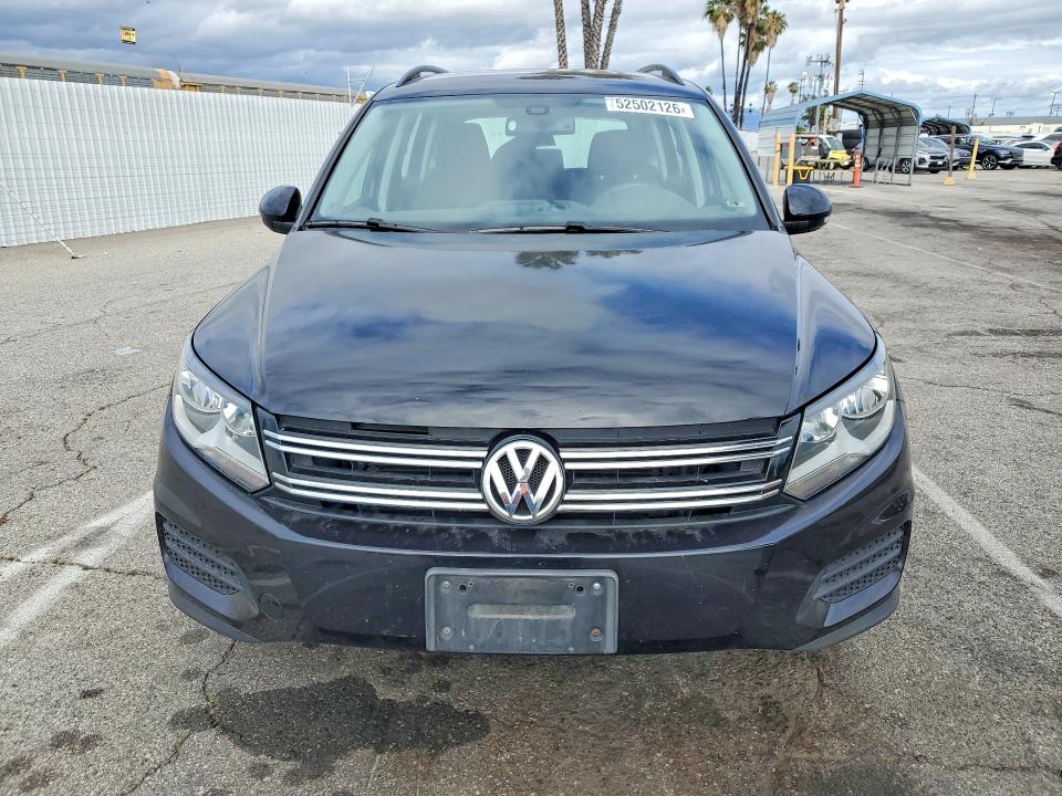 2017 Volkswagen Tiguan VIN WVGAV7AX7HK031400 COPART salvage auction — REAR END, Ca - Salvage Certificate, sold $1,900 on 2026-07-10 (photo 5)