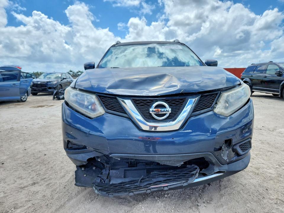 2016 Nissan Rogue VIN KNMAT2MT5GP634384 COPART salvage auction — FRONT END, Fl - Cert Of Title Slvg Rebuildable, sold $800 on 2026-07-13 (photo 5)
