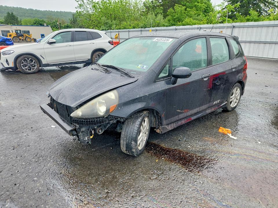 2008 Honda Fit VIN JHMGD37648S054947 COPART salvage auction — FRONT END, Pa - Certificate Of Salvage, sold $175 on 2026-07-28 (photo 1)