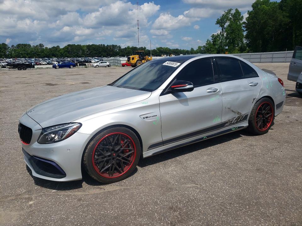 2015 Mercedes-benz C-klasse VIN 55SWF8HB1FU079118 COPART salvage auction — SIDE, Nc - Salvage Certificate Of Title, sold $12,200 on 2026-07-02 (photo 1)