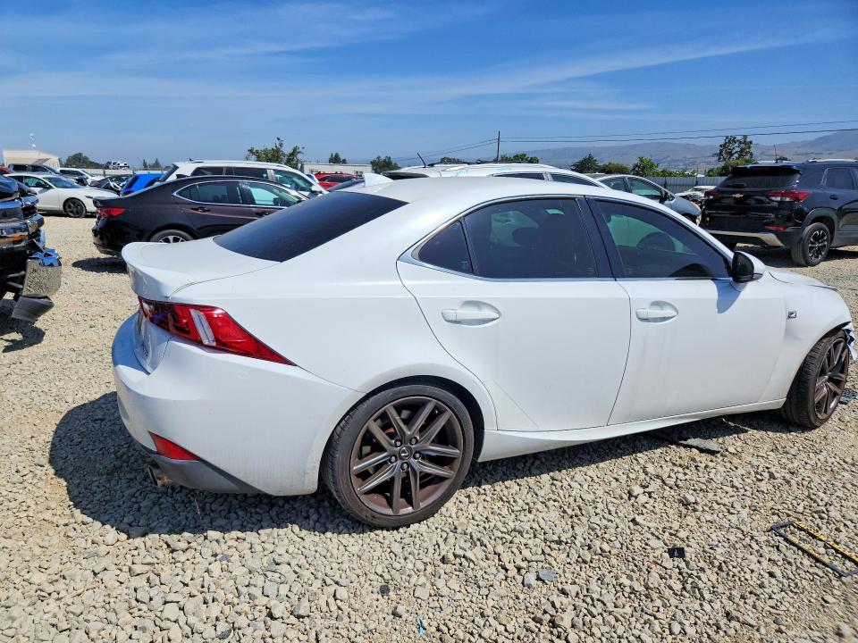 2016 Lexus Is 200t VIN JTHBA1D25G5033921 COPART salvage auction — FRONT END, Ca - Salvage Certificate, sold $4,600 on 2026-07-07 (photo 3)