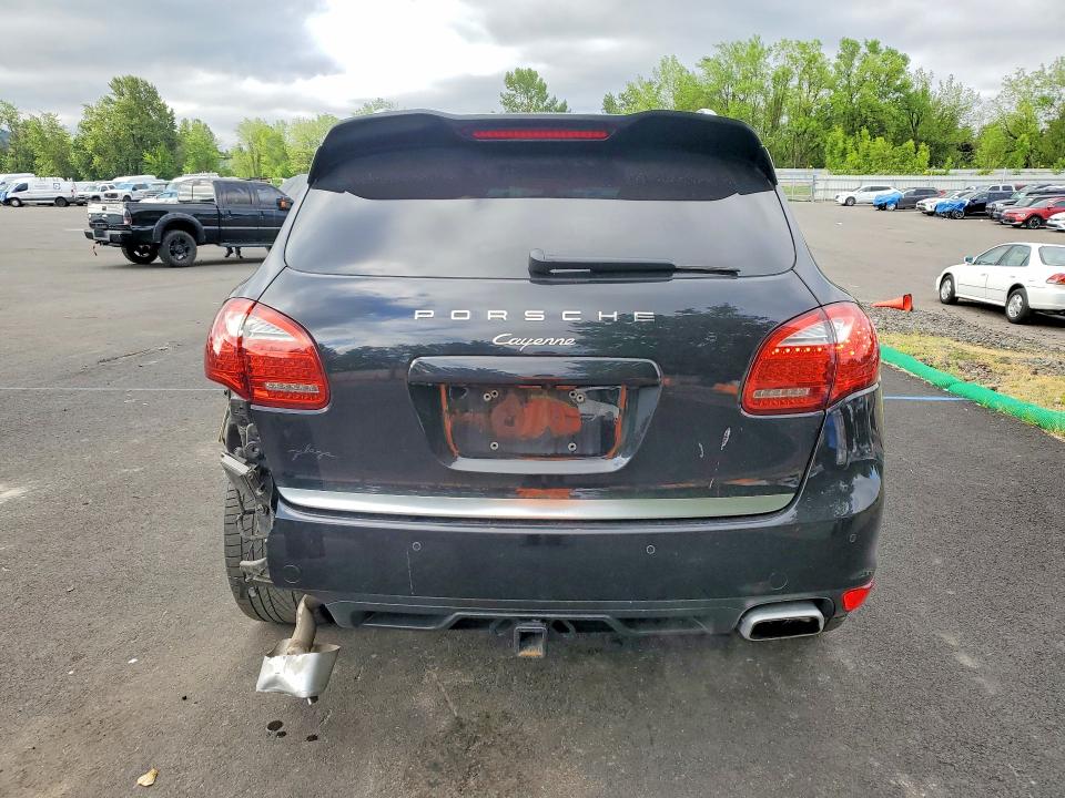 2013 Porsche Cayenne VIN WP1AF2A24DLA37098 COPART salvage auction — REAR END, Or - Salvage Title Certificate, sold $475 on 2026-07-29 (photo 6)