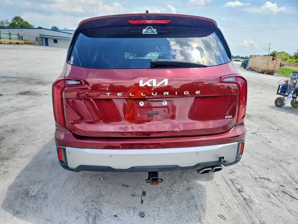 2023 Kia Telluride VIN 5XYP6DGC3PG398250 COPART salvage auction — FRONT END, Fl - Cert Of Title Slvg Rebuildable, sold $4,750 on 2026-07-29 (photo 6)