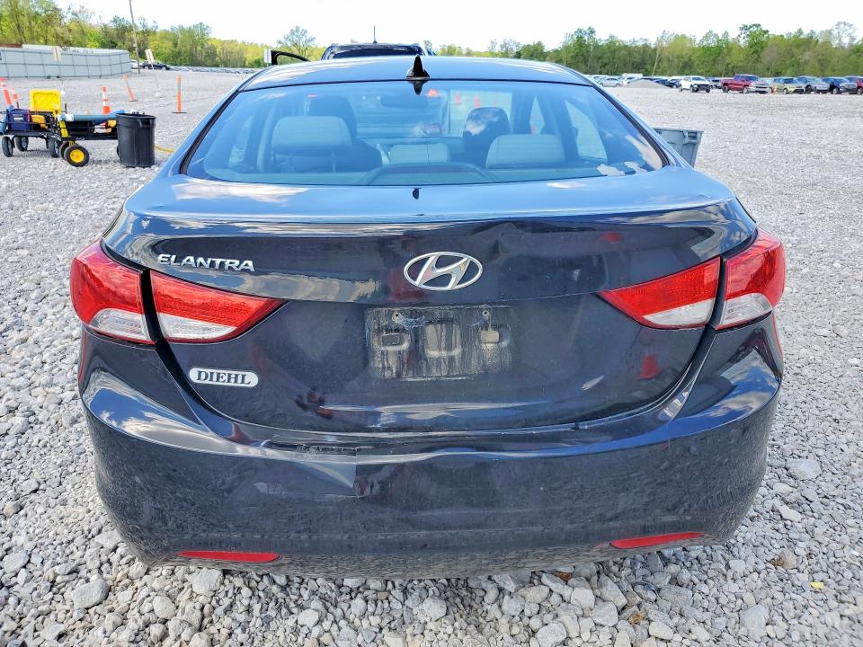 2012 Hyundai VIN KMHDH4AE4CU292997 COPART salvage auction — REAR END, Oh - Cert Of Title-Salvage, sold $925 on 2026-07-07 (photo 6)