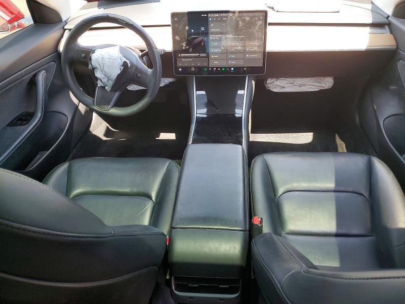 2020 Tesla Model 3 VIN 5YJ3E1EA4LF660697 COPART salvage auction — FRONT END, Salvage Title, sold $150 on 2026-07-21 (photo 8)