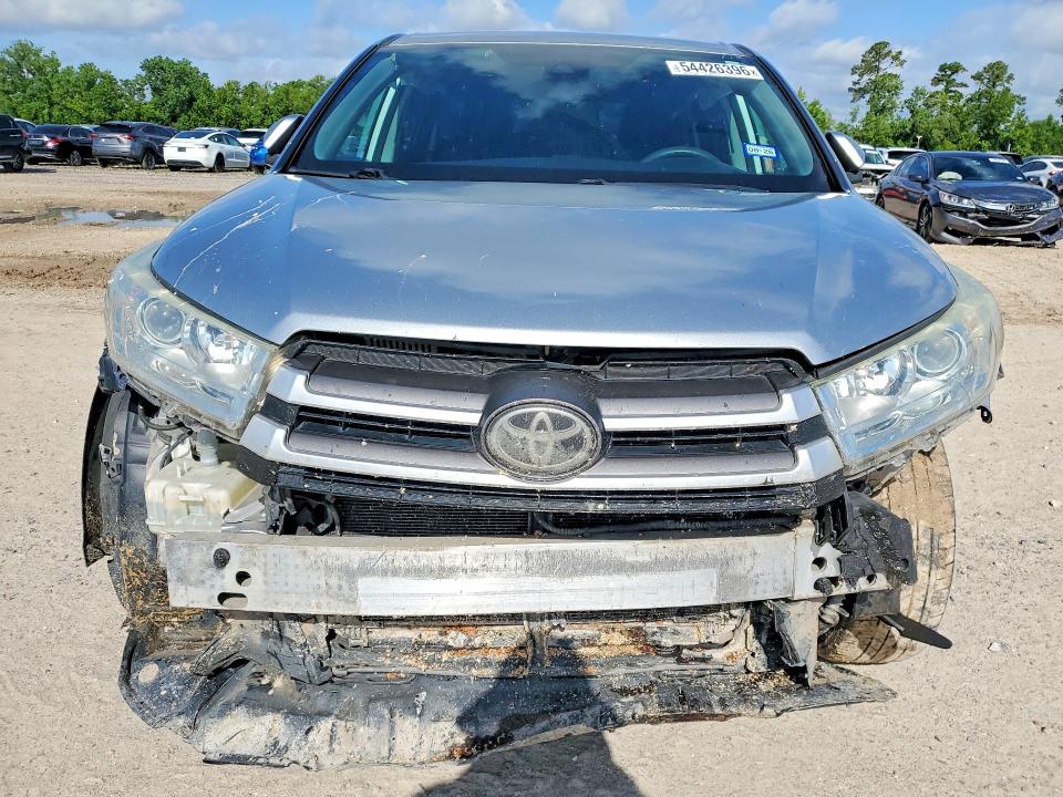 2018 Toyota VIN 5TDZZRFH7JS239641 COPART salvage auction — FRONT END, Tx - Salvage Vehicle Title, sold $5,400 on 2026-07-10 (photo 5)
