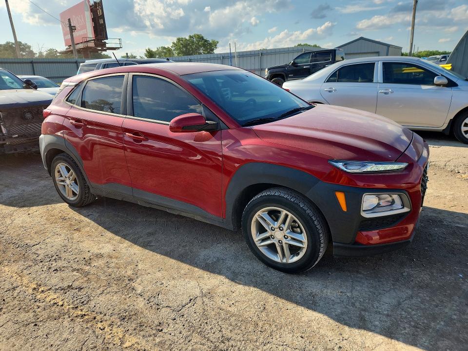 2021 Hyundai VIN KM8K12AA8MU604043 COPART salvage auction — HAIL, Ok - Cert Of Title-Salvage, sold $4,000 on 2026-07-15 (photo 4)