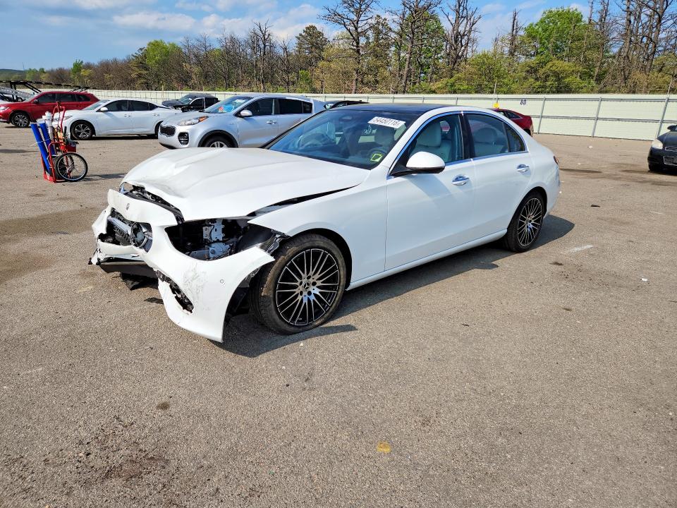 2026 Mercedes-benz C class VIN W1KAF4HB2TR326890 COPART salvage auction — FRONT END, NY - MV-907A SALVAGE CERTIFICATE, sold $23,100 on 2026-07-20 (photo 1)