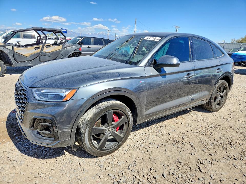 2024 Audi Q5 VIN WA15AAFY4R2053401 COPART salvage auction — SIDE, Ut - Salvage Certificate, sold $16,700 on 2026-07-07 (photo 1)