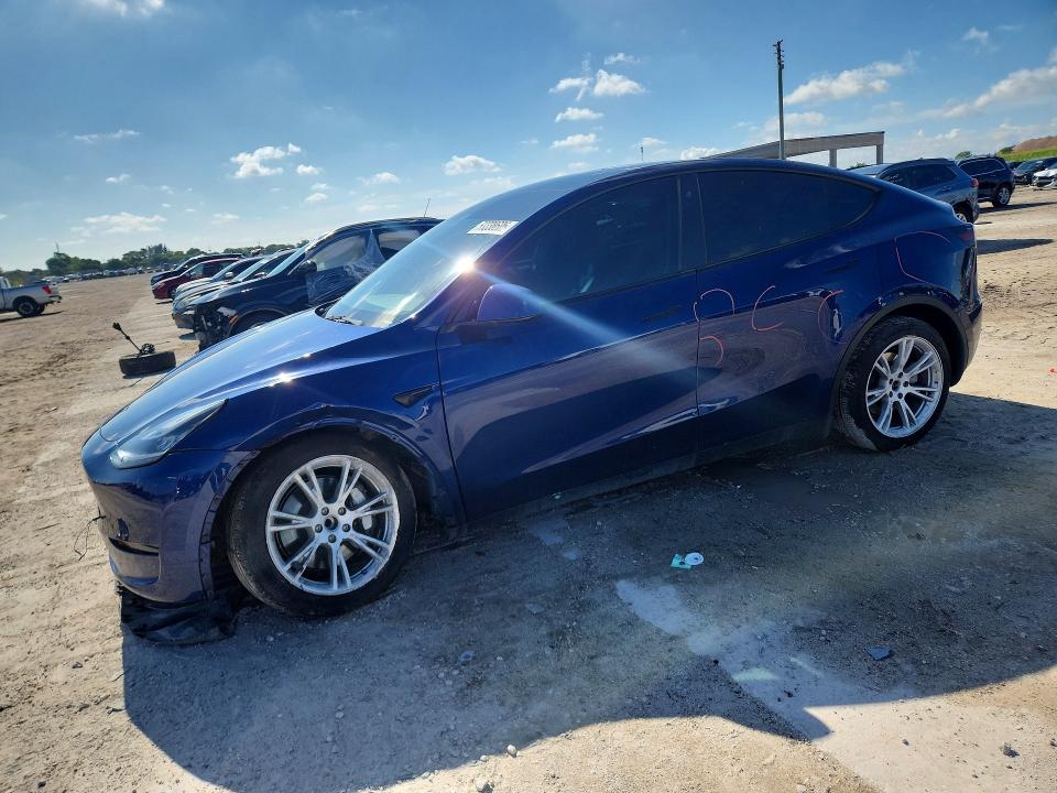 2023 Tesla VIN 7SAYGDEEXPA068232 COPART salvage auction — FRONT END, Fl - Certificate Of Destruction, sold $30 on 2026-07-30 (photo 1)