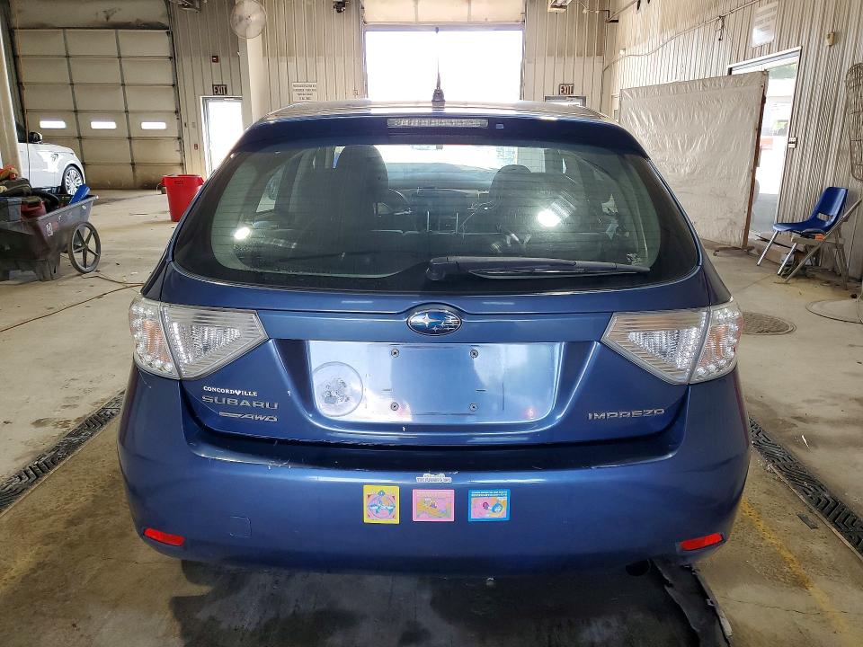 2011 Subaru Impreza VIN JF1GH6A69BH830516 COPART salvage auction — FRONT END, PA - CERTIFICATE OF SALVAGE, sold $125 on 2026-07-16 (photo 6)