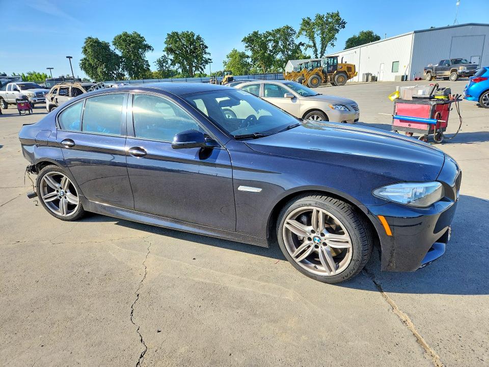 2015 BMW 5er VIN WBA5B1C56FG125806 COPART salvage auction — REAR END, Ca - Salvage Certificate, sold $2,400 on 2026-07-20 (photo 4)