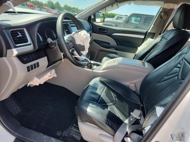 2018 Toyota Highlander VIN 5TDZARFH5JS040689 COPART salvage auction — FRONT END, Nc - Salvage Certificate Of Title, sold $4,950 on 2026-07-14 (photo 7)