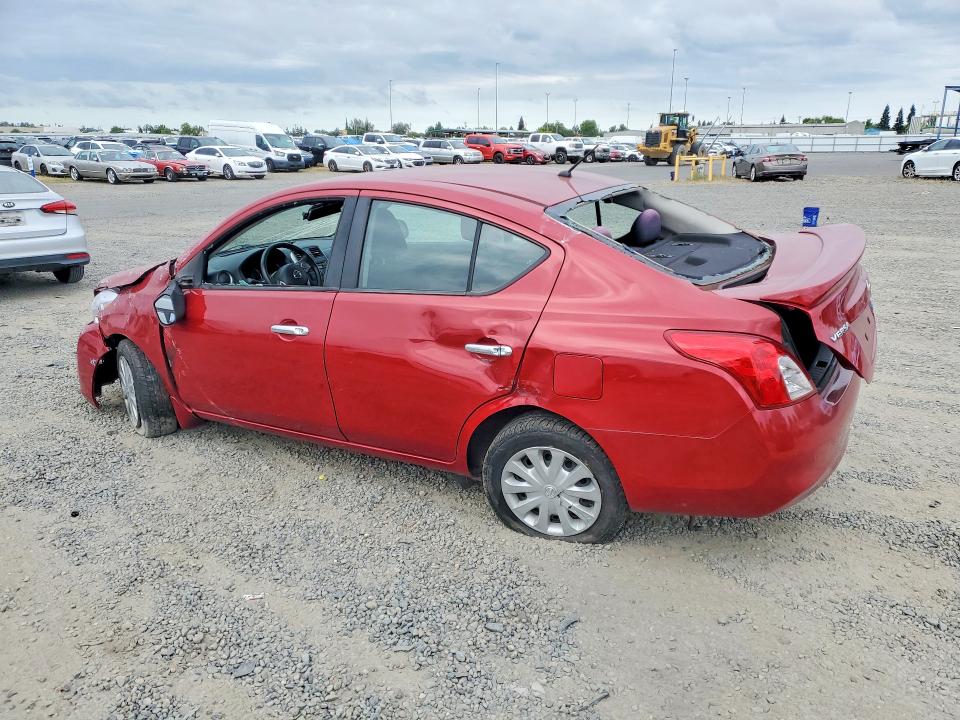 2014 Nissan Versa VIN 3N1CN7AP2EL867884 COPART salvage auction — FRONT END, Ca - Salvage Certificate, sold $650 on 2026-07-02 (photo 2)