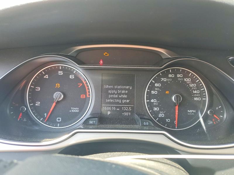 2014 Audi A4 VIN WAUBFAFL8EN040669 COPART salvage auction — FRONT END, Nj - Cert Of Title-Salvage, sold $425 on 2026-07-28 (photo 9)