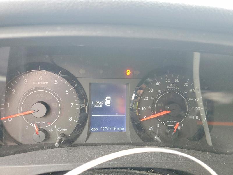 2015 Toyota Sienna VIN 5TDJK3DCXFS095080 COPART salvage auction — FRONT END, WA - BILL OF SALE, sold $2,650 on 2026-07-20 (photo 9)