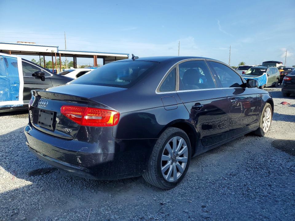 2013 Audi A4 VIN WAUAFAFL2DN025482 COPART salvage auction — REAR END, Mt - Certificate Of Title, sold $450 on 2026-07-31 (photo 3)