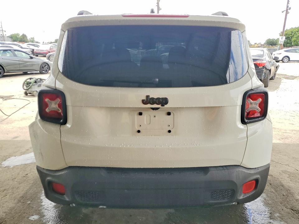 2017 Jeep Renegade VIN ZACCJABB0HPE93179 COPART salvage auction — REAR END, Ca - Salvage Certificate, sold $2,600 on 2026-07-07 (photo 6)