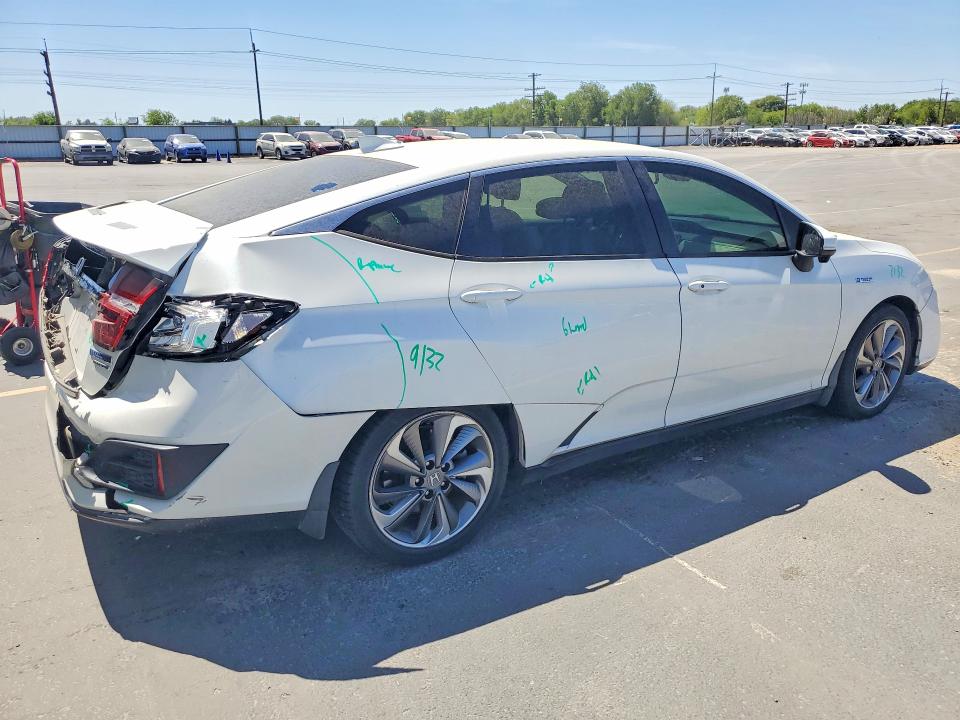 2018 Honda Clarity VIN JHMZC5F31JC001475 COPART salvage auction — REAR END, Id - Salvage Certificate Of Title, sold $4,350 on 2026-07-16 (photo 3)