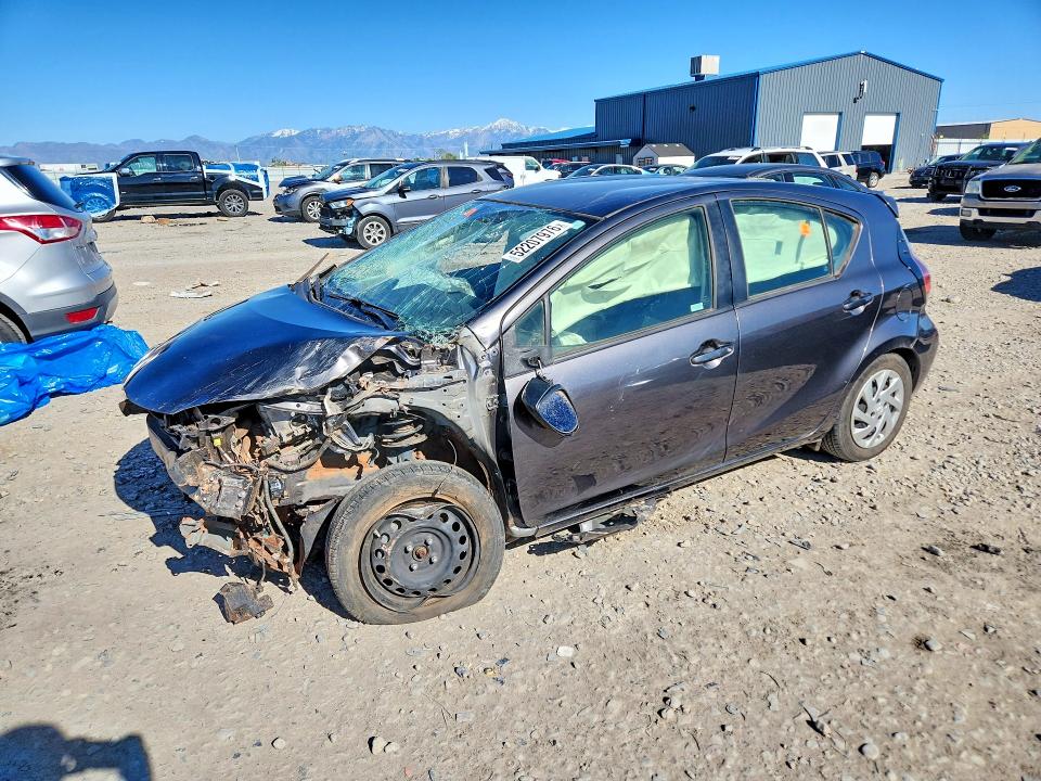 2015 Toyota Prius c VIN JTDKDTB37F1111606 COPART salvage auction — FRONT END, Ut - Salvage Certificate, sold $150 on 2026-07-07 (photo 1)