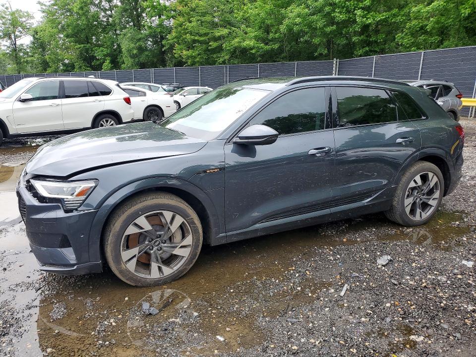 2021 Audi E-tron VIN WA1AAAGE5MB010701 — COPART salvage auction photo