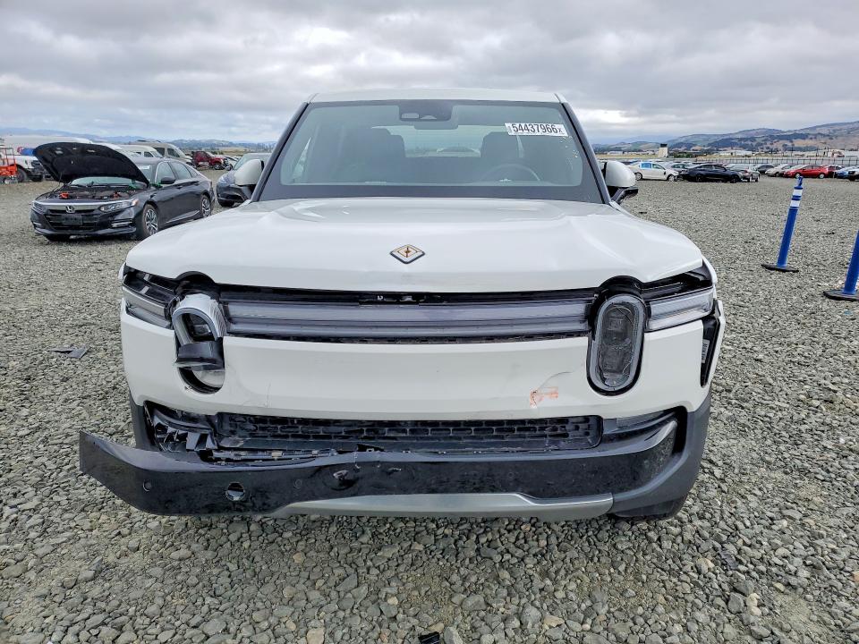 2025 Rivian VIN 7FCTGBAA5SN035063 COPART salvage auction — FRONT END, Ca - Salvage Certificate, sold $20,100 on 2026-07-20 (photo 5)