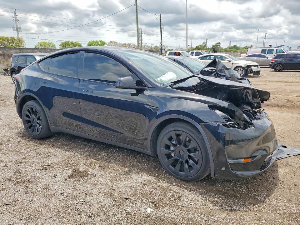 2023 Tesla VIN 7SAYGDEE3PA044497 COPART salvage auction — FRONT END, Fl - Certificate Of Destruction, sold $7,500 on 2026-07-06 (photo 4)