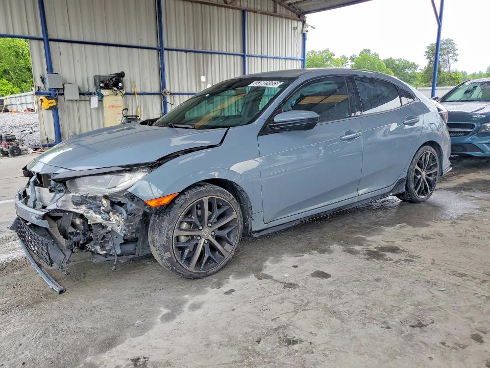 2021 Honda Civic VIN SHHFK7H47MU225686 COPART salvage auction — FRONT END, GA - CERT OF TITLE-SALVAGE (P), sold $3,950 on 2026-07-02 (photo 1)