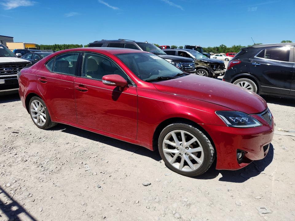 2011 Lexus Is VIN JTHCF5C22B5049677 COPART salvage auction — HAIL, Il - Salvage Certificate, sold $1,250 on 2026-07-27 (photo 4)