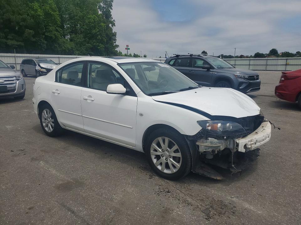 2007 Mazda 3 VIN JM1BK32F171762294 COPART salvage auction — FRONT END, Nc - Salvage Certificate Of Title, sold $350 on 2026-07-16 (photo 4)