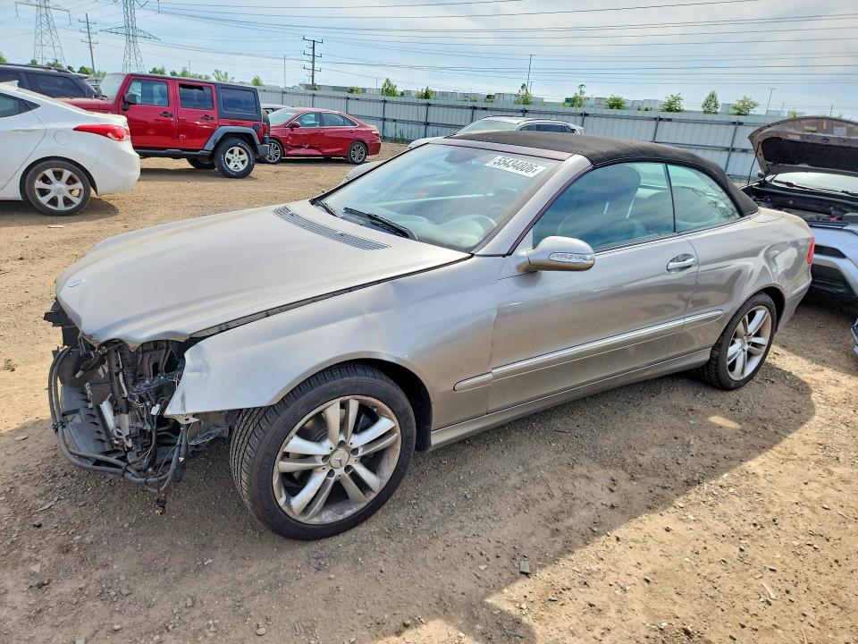 2006 Mercedes-benz Clk-klasse VIN WDBTK56G26T068542 COPART salvage auction — FRONT END, IL - SALVAGE CERTIFICATE, sold $250 on 2026-07-28 (photo 1)