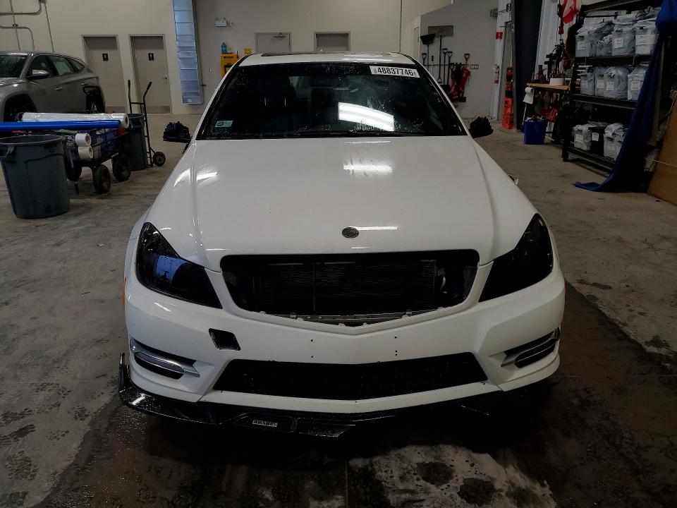 2013 Mercedes-benz C-klasse VIN WDDGF4HB2DA803490 COPART salvage auction — REAR END, On - Permit Salvage, sold $1,500 on 2026-07-14 (photo 5)