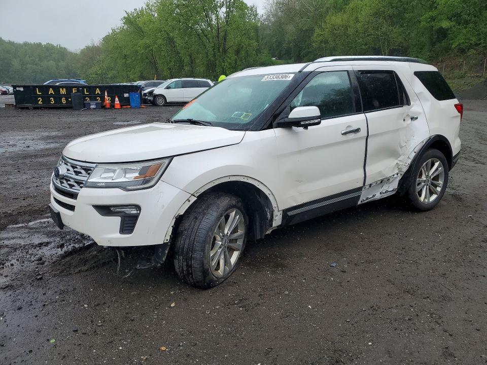 2018 Ford Explorer VIN 1FM5K8F8XJGB25524 COPART salvage auction — SIDE, Ny - Mv-907A Salvage Certificate, sold $1,200 on 2026-07-02 (photo 1)