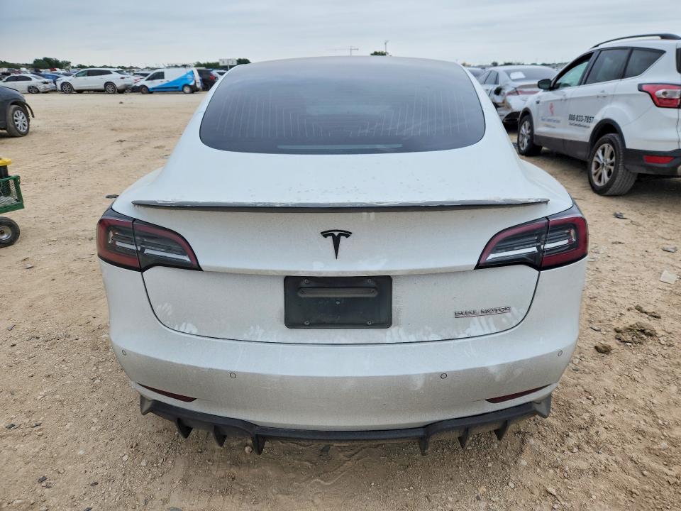 2019 Tesla VIN 5YJ3E1EB0KF487266 COPART salvage auction — FRONT END, Tx - Salvage Vehicle Title, sold $2,800 on 2026-07-23 (photo 6)