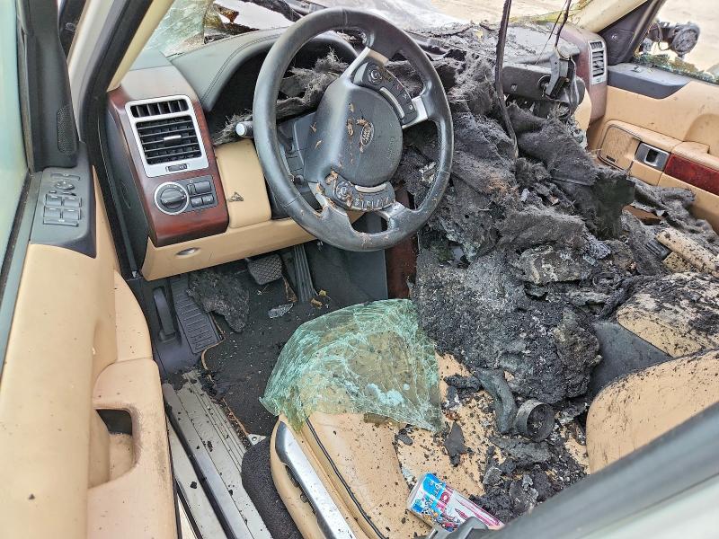 2010 Land rover RANGE ROVER VIN SALME1D40AA314712 COPART salvage auction — Burn Engine, Va - Cert Of Title-Rebuilt, sold $400 on 2026-07-07 (photo 8)