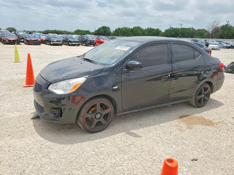2020 Mitsubishi Mirage VIN ML32F3FJXLHF02454 COPART salvage auction — FRONT END, Tx - Salvage Vehicle Title, sold $2,150 on 2026-07-16 (photo 1)