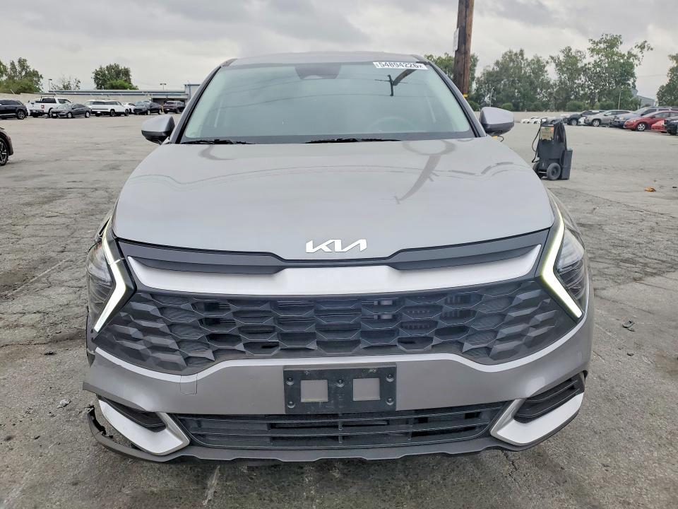 2025 Kia Sportage VIN KNDPU3DG1S7236906 COPART salvage auction — FRONT END, Ca - Salvage Certificate, sold $8,900 on 2026-07-23 (photo 5)