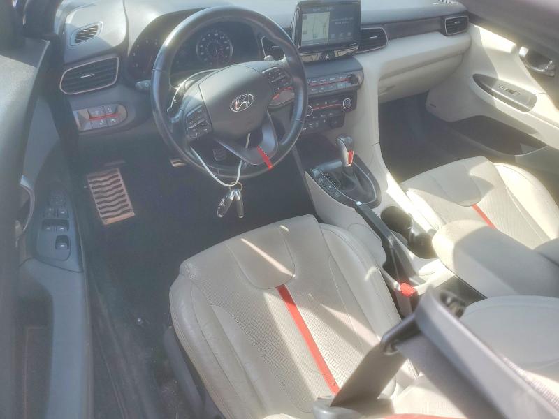 2019 Hyundai Veloster VIN KMHTH6AB1KU010472 COPART salvage auction — REAR END, Tn - Salvage Certificate, sold $2,550 on 2026-07-28 (photo 8)